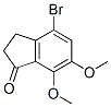 4-Bromo-6,7-dimethoxyindanoneStructure,18028-29-0Structure 4-Bromo-6,7-dimethoxyindanone Structure,18028-29-0Structure