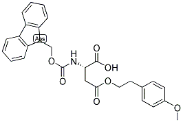 Fmoc-asp(ompe)-oh結(jié)構(gòu)式_180675-08-5結(jié)構(gòu)式