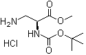 (S)-methyl3-amino-2-((tert-butoxycarbonyl)amino)propanoatehydrochlorideStructure,181228-33-1Structure (S)-methyl3-amino-2-((tert-butoxycarbonyl)amino)propanoatehydrochloride Structure,181228-33-1Structure