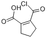 1-Cyclopentene-1-carboxylic acid, 2-(chlorocarbonyl)- (9ci)Structure,181313-40-6Structure 1-Cyclopentene-1-carboxylic acid, 2-(chlorocarbonyl)- (9ci) Structure,181313-40-6Structure