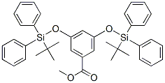 3,5-Bis(tert-butyldiphenylsilyloxy)benzoic acid methyl esterStructure,182250-68-6Structure 3,5-Bis(tert-butyldiphenylsilyloxy)benzoic acid methyl ester Structure,182250-68-6Structure