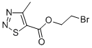1,2,3-Thiadiazole-5-carboxylic acid, 4-methyl-, 2-bromoethyl esterStructure,183299-03-8Structure 1,2,3-Thiadiazole-5-carboxylic acid, 4-methyl-, 2-bromoethyl ester Structure,183299-03-8Structure