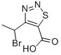 1,2,3-Thiadiazole-5-carboxylic acid, 4-(1-bromoethyl)-Structure,183303-65-3Structure 1,2,3-Thiadiazole-5-carboxylic acid, 4-(1-bromoethyl)- Structure,183303-65-3Structure
