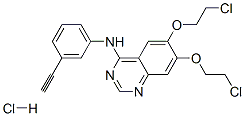 6,7-Bis(2-chloroethoxy)-n-(3-ethynylphenyl)-4-quinazolinamine hydrochlorideStructure,183320-00-5Structure 6,7-Bis(2-chloroethoxy)-n-(3-ethynylphenyl)-4-quinazolinamine hydrochloride Structure,183320-00-5Structure
