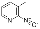 Pyridine, 2-isocyano-3-methyl-Structure,183586-36-9Structure Pyridine, 2-isocyano-3-methyl- Structure,183586-36-9Structure
