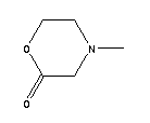 N-甲基-2-嗎啉酮結(jié)構(gòu)式_18424-96-9結(jié)構(gòu)式