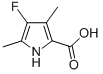 1H-pyrrole-2-carboxylicacid,4-fluoro-3,5-dimethyl-(9ci)Structure,184646-96-6Structure 1H-pyrrole-2-carboxylicacid,4-fluoro-3,5-dimethyl-(9ci) Structure,184646-96-6Structure