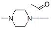 2-Butanone,3-methyl-3-(4-methyl-1-piperazinyl)-(9ci)Structure,185207-16-3Structure 2-Butanone,3-methyl-3-(4-methyl-1-piperazinyl)-(9ci) Structure,185207-16-3Structure