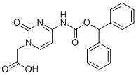 (4-N-(benzhydryloxycarbonyl)cytosine)-1-acetic acid Structure,186046-78-6Structure