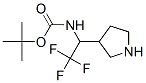 (2,2,2-Trifluoro-1-pyrrolidin-3-yl-ethyl)-carbamic acid tert-butyl esterStructure,186202-31-3Structure (2,2,2-Trifluoro-1-pyrrolidin-3-yl-ethyl)-carbamic acid tert-butyl ester Structure,186202-31-3Structure