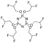 2,2,4,4,6,6-Hexakis(2,2-difluoroethoxy)-2,2,4,4,6,6-hexahydro-1,3,5,2,4,6-triazatriphosphorineStructure,186817-57-2Structure 2,2,4,4,6,6-Hexakis(2,2-difluoroethoxy)-2,2,4,4,6,6-hexahydro-1,3,5,2,4,6-triazatriphosphorine Structure,186817-57-2Structure