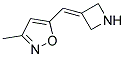 Isoxazole, 5-(3-azetidinylidenemethyl)-3-methyl-(9ci)Structure,186964-03-4Structure Isoxazole, 5-(3-azetidinylidenemethyl)-3-methyl-(9ci) Structure,186964-03-4Structure