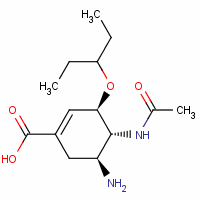 奧司他韋酒石酸鹽結(jié)構(gòu)式_187227-45-8結(jié)構(gòu)式