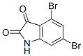 4,6-Dibromo isatinStructure,187326-67-6Structure 4,6-Dibromo isatin Structure,187326-67-6Structure