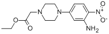 4-(3-Amino-4-nitrophenyl)-1-piperazineacetic acid ethyl esterStructure,188247-41-8Structure 4-(3-Amino-4-nitrophenyl)-1-piperazineacetic acid ethyl ester Structure,188247-41-8Structure