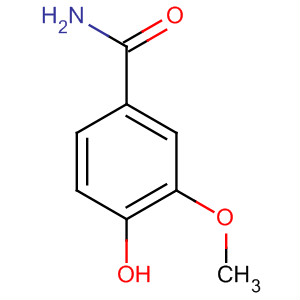 Benzamide, 4-hydroxy-3-methoxy-Structure,19072-58-3Structure Benzamide, 4-hydroxy-3-methoxy- Structure,19072-58-3Structure