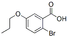 2-Bromo-5-n-propyloxybenzoic acidStructure,190965-43-6Structure 2-Bromo-5-n-propyloxybenzoic acid Structure,190965-43-6Structure
