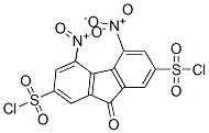 4,5-Dinitro-9-oxo-9H-fluorene-2,7-disulfonyl dichlorideStructure,192208-60-9Structure 4,5-Dinitro-9-oxo-9H-fluorene-2,7-disulfonyl dichloride Structure,192208-60-9Structure