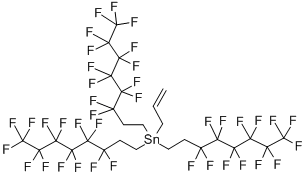 Allyltris(3,3,4,4,5,5,6,6,7,7,8,8,8-tridecafluorooctyl)stannaneStructure,192212-66-1Structure Allyltris(3,3,4,4,5,5,6,6,7,7,8,8,8-tridecafluorooctyl)stannane Structure,192212-66-1Structure