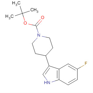 4-(5-氟-1H-吲哚-3-基)-哌啶-1-羧酸叔丁酯結(jié)構(gòu)式_194036-50-5結(jié)構(gòu)式