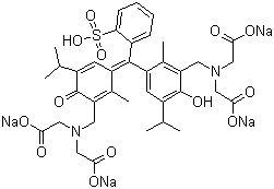 Methylthymol blue tetrasodium salt Structure,1945-77-3Structure