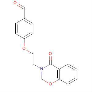 4-[2-(4-氧代-3,4-二氫-2H-1,3-苯并噁嗪-3-基)-乙氧基]苯甲醛結構式_194713-60-5結構式