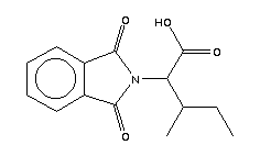 2-(1,3-Dioxo-1,3-dihydro-2H-isoindol-2-yl)-3-methylpentanoic acidStructure,19506-84-4Structure 2-(1,3-Dioxo-1,3-dihydro-2H-isoindol-2-yl)-3-methylpentanoic acid Structure,19506-84-4Structure
