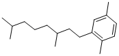1,4-Dimethyl-2-(3,7-dimethyloctyl)benzeneStructure,19550-60-8Structure 1,4-Dimethyl-2-(3,7-dimethyloctyl)benzene Structure,19550-60-8Structure