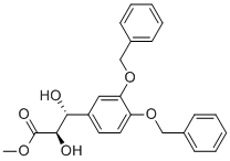 (2R,3r)-3-(3,4-bis-benzyloxy-phenyl)-2,3-dihydroxy-propionic acid methyl esterStructure,197244-11-4Structure (2R,3r)-3-(3,4-bis-benzyloxy-phenyl)-2,3-dihydroxy-propionic acid methyl ester Structure,197244-11-4Structure