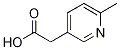 2-(6-Methylpyridin-3-yl)acetic acid Structure,19733-96-1Structure