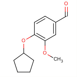 4-環(huán)戊基氧基-3-甲氧基苯甲醛結構式_197573-17-4結構式