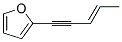 (9ci)-2-(3-戊烯-1-炔)-呋喃結(jié)構(gòu)式_197708-56-8結(jié)構(gòu)式