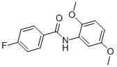 N-(2,5-dimethoxyphenyl)-4-fluorobenzamideStructure,198134-75-7Structure N-(2,5-dimethoxyphenyl)-4-fluorobenzamide Structure,198134-75-7Structure