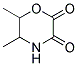 2,3-Morpholinedione, 5,6-dimethyl-(9ci)Structure,198221-04-4Structure 2,3-Morpholinedione, 5,6-dimethyl-(9ci) Structure,198221-04-4Structure