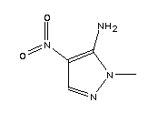 1H-pyrazol-5-amine,1-methyl-4-nitro-(9ci)Structure,19868-85-0Structure 1H-pyrazol-5-amine,1-methyl-4-nitro-(9ci) Structure,19868-85-0Structure