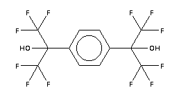1,4-Bis(2-hydroxyhexafluoroisopropyl)benzene Structure,1992-15-0Structure