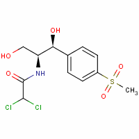 2,2-二氯-N-[(1S,2S)-1,3-二羥基-1-(4-甲基磺?；交?丙-2-基]乙酰胺結(jié)構(gòu)式_19934-71-5結(jié)構(gòu)式