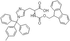 Fmoc-d-his(mtt)-oh結構式_200926-19-8結構式