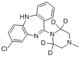 Clozapine-d4 (4-methylpiperazinyl-2,2,6,6-d4)Structure,204395-52-8Structure Clozapine-d4 (4-methylpiperazinyl-2,2,6,6-d4) Structure,204395-52-8Structure
