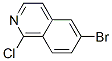 6-Bromo-1-chloroisoquinolineStructure,205055-63-6Structure 6-Bromo-1-chloroisoquinoline Structure,205055-63-6Structure