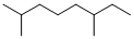2,6-二甲基辛烷結(jié)構(gòu)式_2051-30-1結(jié)構(gòu)式