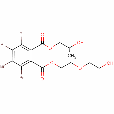 3,4,5,6-四溴-1,2-苯二羧酸 1-[2-(2-羥基乙氧基)乙基] 2-(2-羥基丙基)酯結(jié)構(gòu)式_20566-35-2結(jié)構(gòu)式