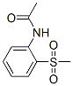 N-(2-(methylsulfonyl)phenyl)acetamideStructure,20628-27-7Structure N-(2-(methylsulfonyl)phenyl)acetamide Structure,20628-27-7Structure