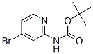 Carbamic acid, N-(4-bromo-2-pyridinyl)-, 1,1-dimethylethyl esterStructure,207799-10-8Structure Carbamic acid, N-(4-bromo-2-pyridinyl)-, 1,1-dimethylethyl ester Structure,207799-10-8Structure