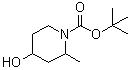 Tert-butyl 4-hydroxy-2-methylpiperidine-1-carboxylateStructure,208046-23-5Structure Tert-butyl 4-hydroxy-2-methylpiperidine-1-carboxylate Structure,208046-23-5Structure