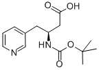 Boc-(s)-3-amino-4-(3-pyridyl)butanoicacid Structure,208404-16-4Structure