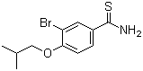 Benzenecarbothioamide, 3-bromo-4-(2-methylpropoxy)-Structure,208665-96-7Structure Benzenecarbothioamide, 3-bromo-4-(2-methylpropoxy)- Structure,208665-96-7Structure