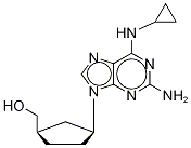 (1R,3S)-3-[2-氨基-6-(環(huán)丙基氨基)-9H-嘌呤-9-基]環(huán)戊烷甲醇結(jié)構(gòu)式_208762-35-0結(jié)構(gòu)式