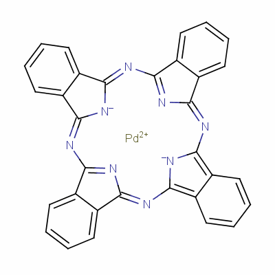 Palladium (ii)phthalocyanineStructure,20909-39-1Structure Palladium (ii)phthalocyanine Structure,20909-39-1Structure