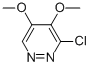 3-Chloro-4,5-dimethoxy-pyridazineStructure,2096-22-2Structure 3-Chloro-4,5-dimethoxy-pyridazine Structure,2096-22-2Structure